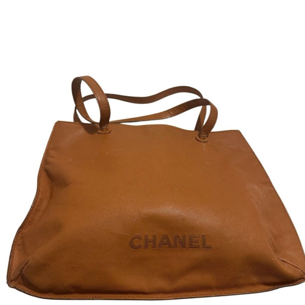 Chanel Caramel Leather Tote